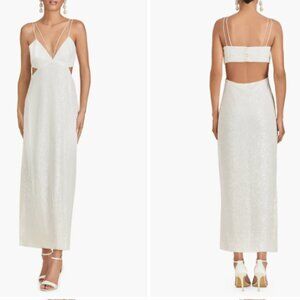 Sachin & Babi Vivi Cutout Sequin Column Dress